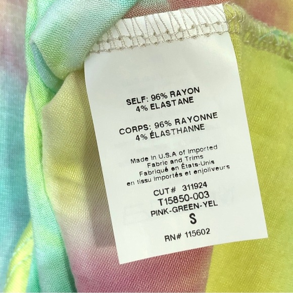 Lush Rainbow Tie Dye Hoodie Jacket S - Picture 5 of 5